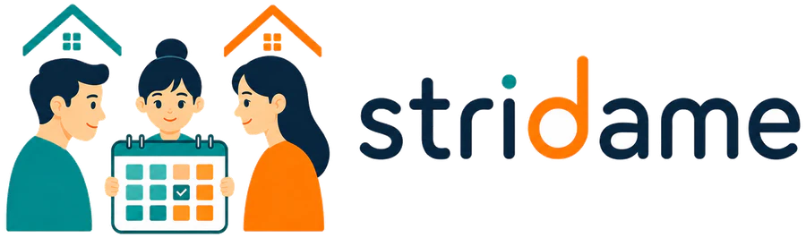 Stridame - Jeden kalendář. Dva domovy. Spokojené dítě.